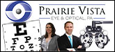 Prairie Vista Eye & Optical, PA Sponsorship Banner